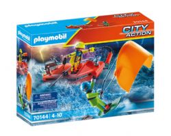 PLAYMOBIL CITY ACTION - SECOURISTE ET KITESURFER #70144